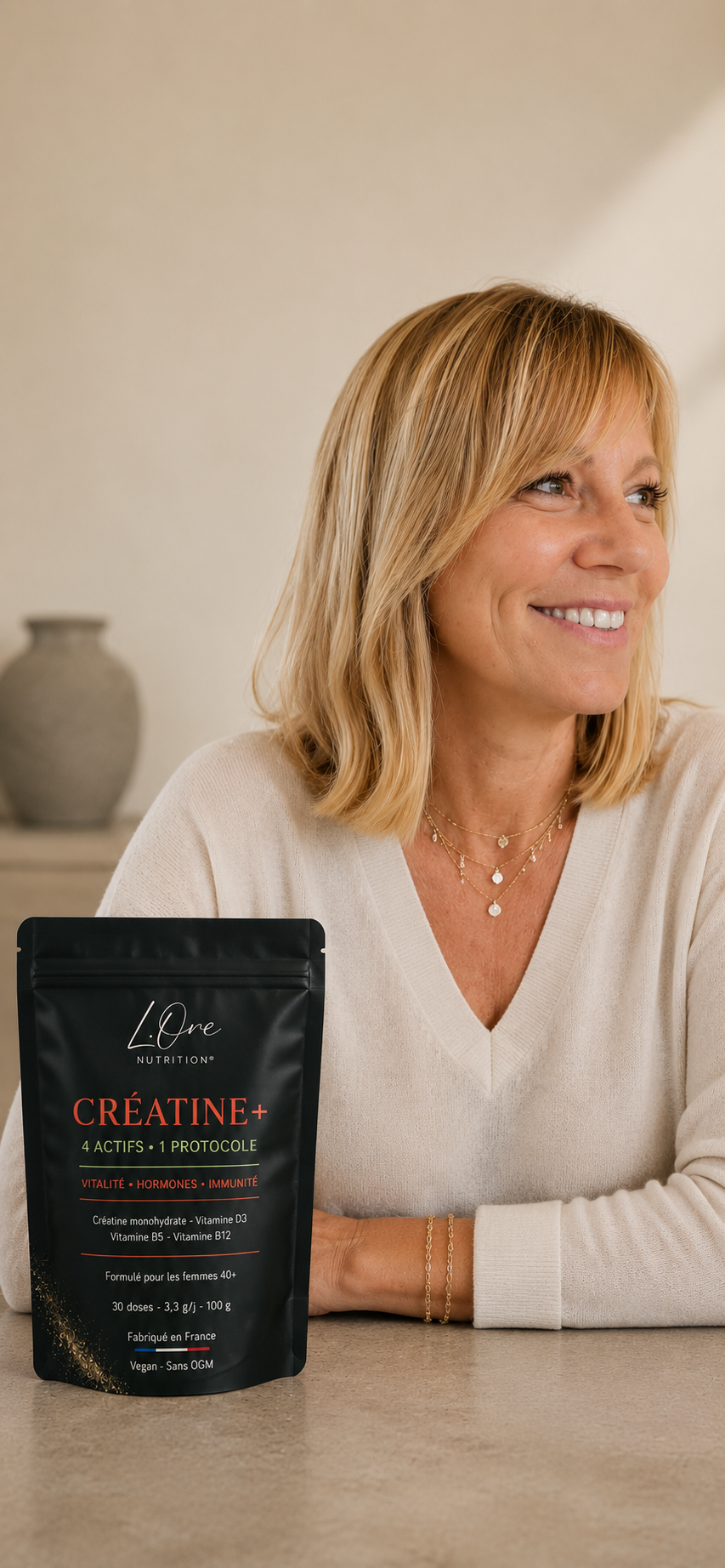 Laure, fondatrice de L.Ore Nutrition.
